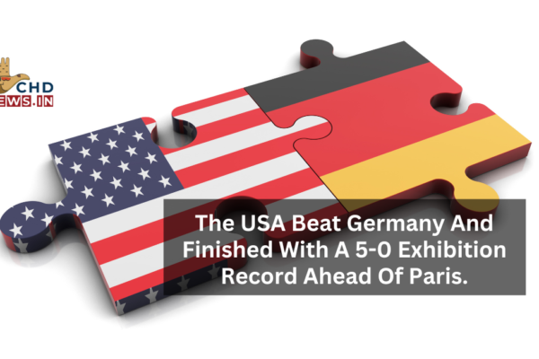 The USA Beat Germany And Finished With A 5-0 Exhibition Record Ahead Of Paris. The USA Beat Germany And Finished With A 5-0 Exhibition Record Ahead Of Paris.